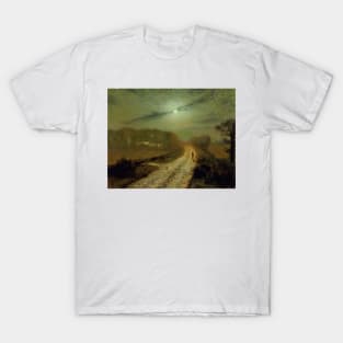 A Moonlit Landscape by John Atkinson Grimshaw T-Shirt